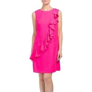 Nicole Miller Ruffled Cocktail Dress